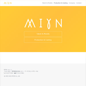 芸能事務所『MIYN』公式サイト